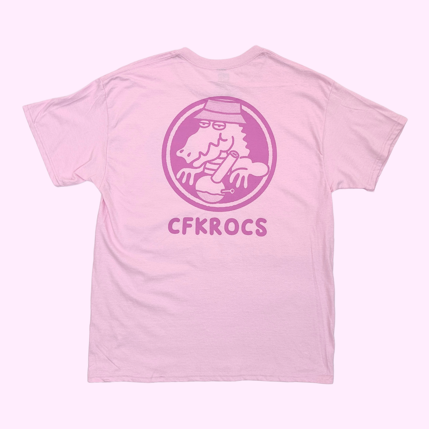 CAMISETA CFKROCS -LIGTH PINK-