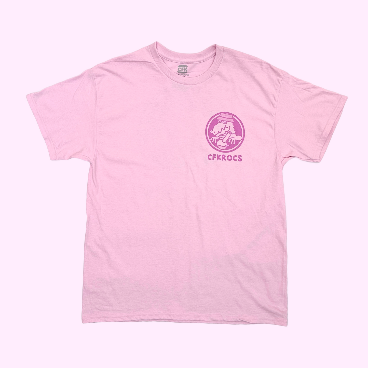 CAMISETA CFKROCS -LIGTH PINK-